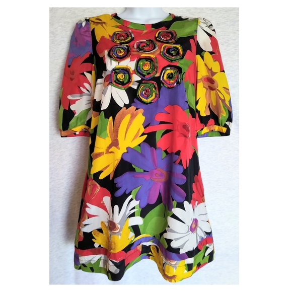 See By Chloe Silk Blend Floral Print Mini Dress - Picture 2 of 7